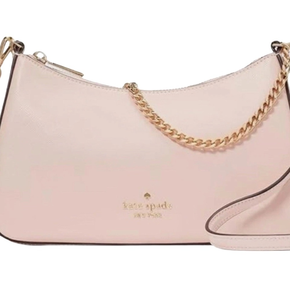 Kate Spade Madison Convertible Crossbody Conch Pink Saffiano Leather KC439 NWT